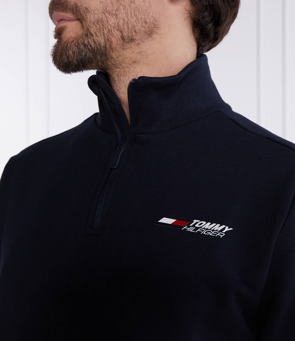 Худи ESSENTIALS 1/4 ZIP Tommy Sport - темно-синий(MW0MW32610)