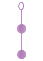 Фиолетовые вагинальные шарики ROCK & ROLL BALLS (Цвет: фиолетовый)