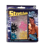 Набор эрекционных колец Stretchable (разные цвета) (Цвет: разные цвета)