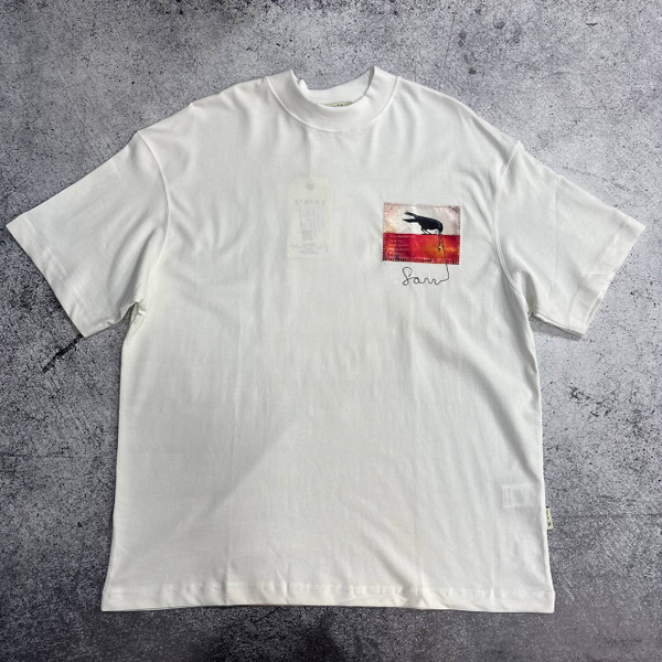 Футболка Saw logo bird white