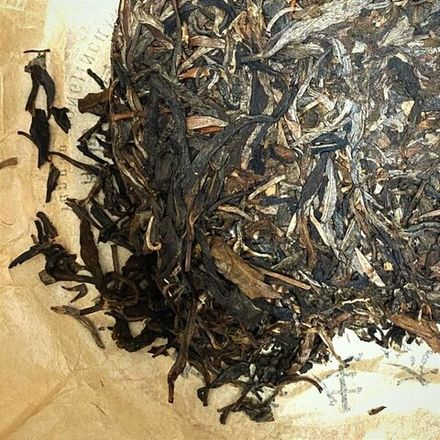 Шэн Пуэр "Девица", БанЧжан 2006 г, разлом