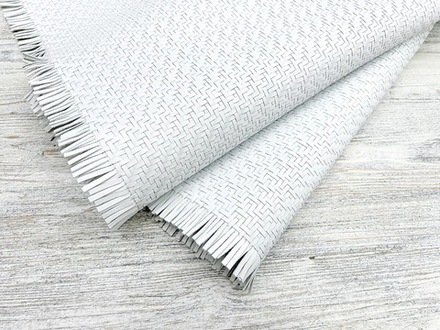 Boheme Royal White, натуральная кожа, полотно 64х100см