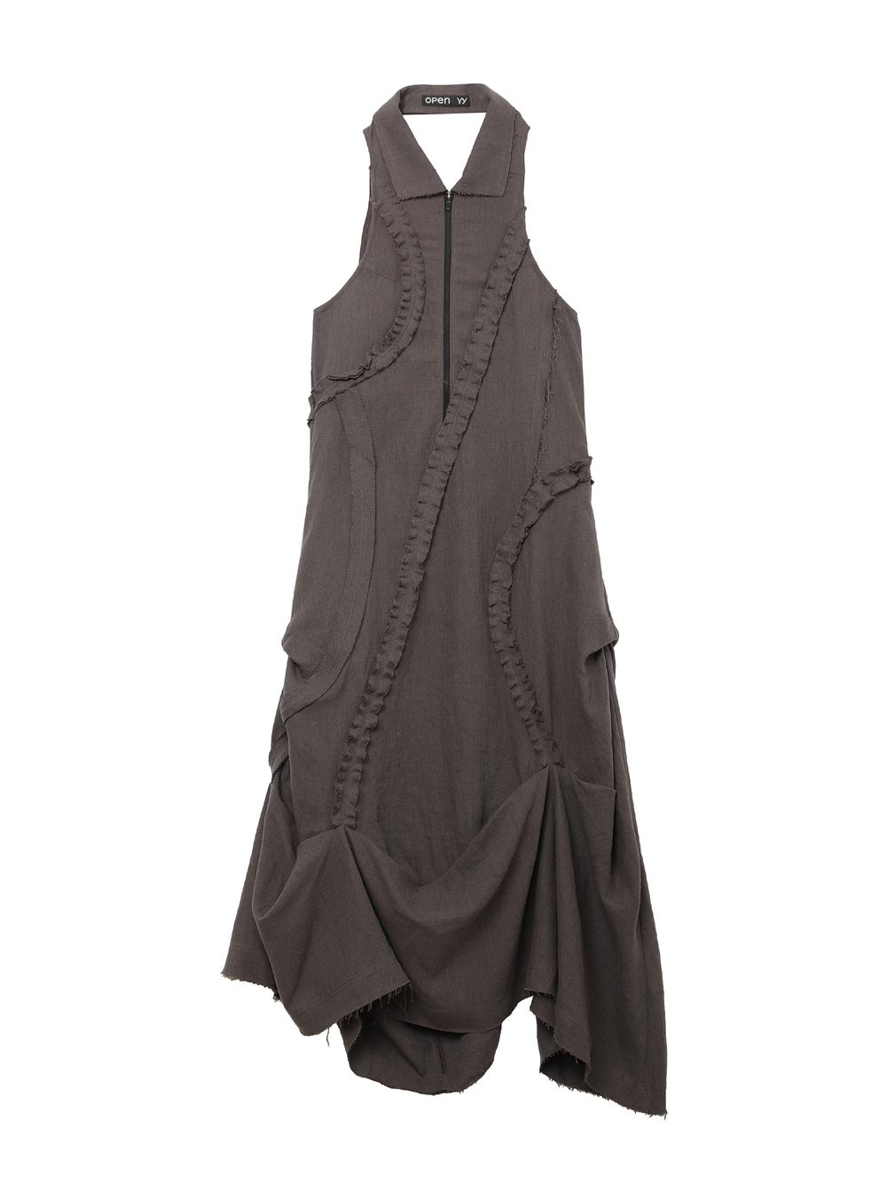 Платье Ruffle Linen Maxi