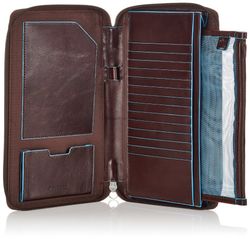 Мультипортмоне Piquadro Blue Square коричневый телячья кожа (PP3246B2/MO) 1