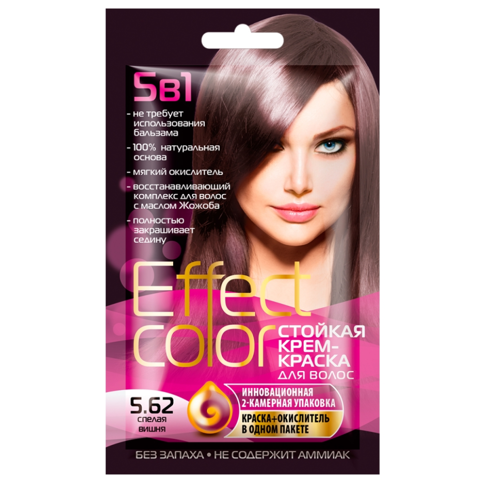 Крем краска Effect Color Спелая вишня 5.62 50 мл