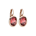 Серьги Qudo Tivola Padparadscha 303041 R/RG