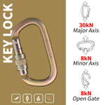 Kailas карабин Oval Screw Lock Steel