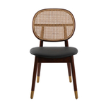 Стул DC1599 /4093 из экокожи и ротанга