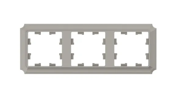 ATLASDESIGN ANTIQUE 3-постовая РАМКА, универсальная, ШАМПАНЬ