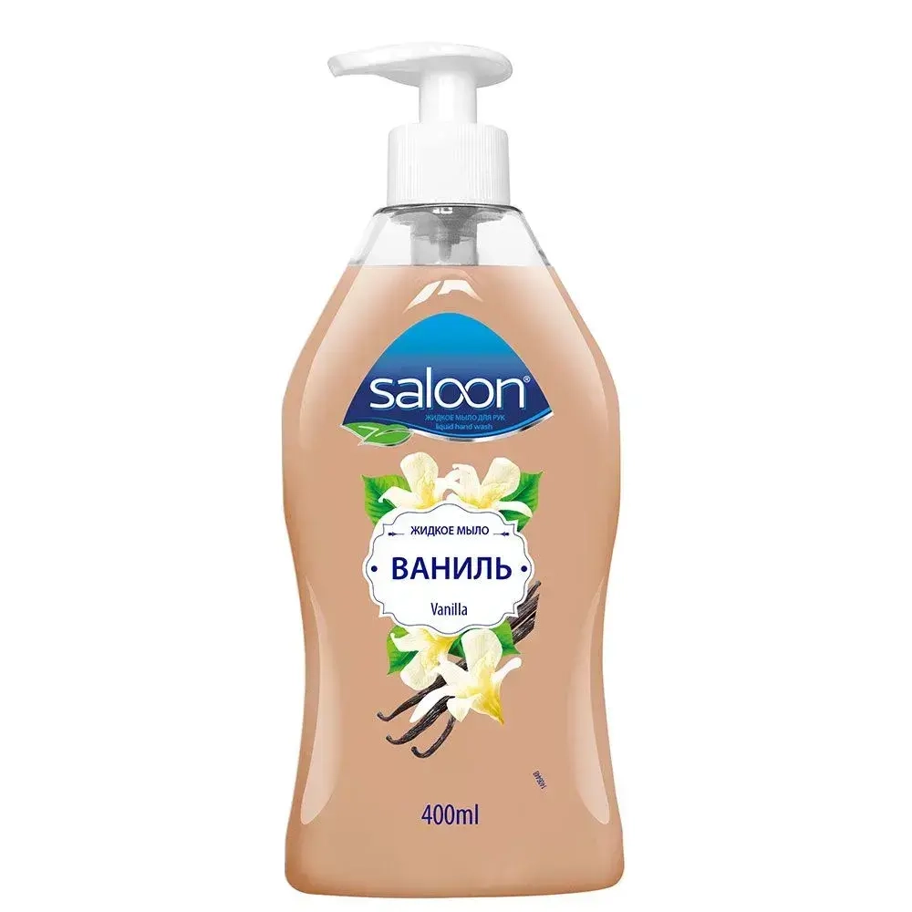 Мыло жидкое Saloon Ваниль 400мл+750мл
