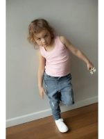 Розовая майка детская в сад