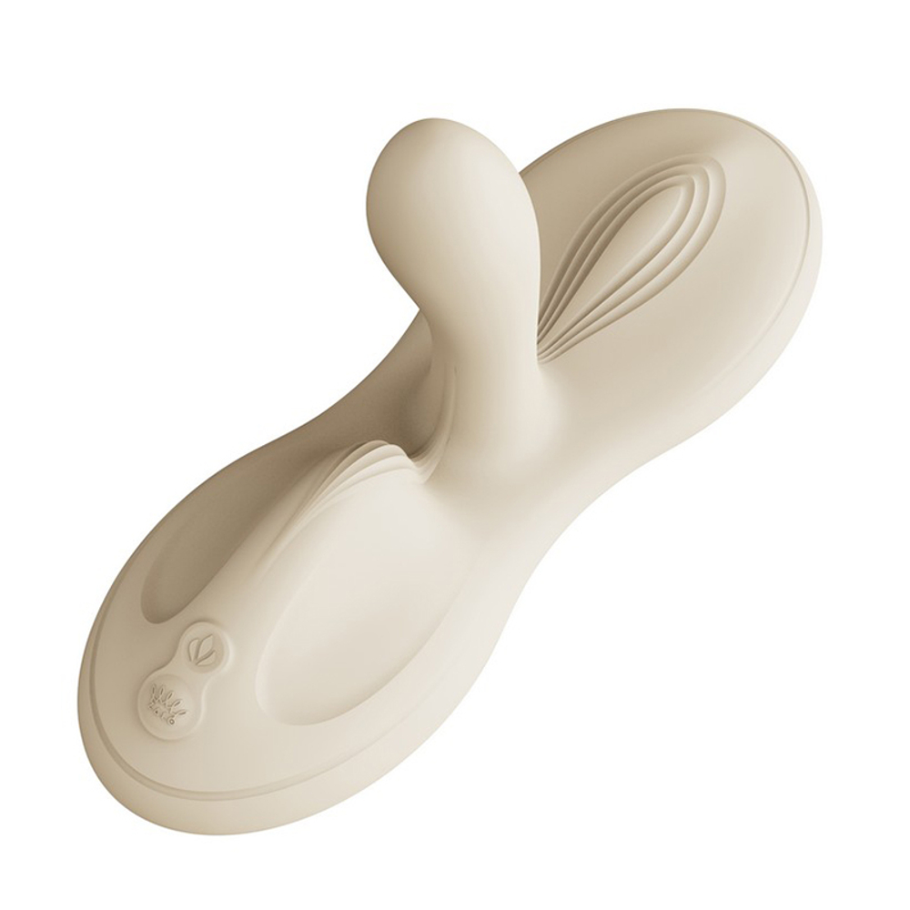 Белая виброподушка с функцией нагрева и управлением через приложение Zalo Flora Smart Vibrating Pad Ivory White