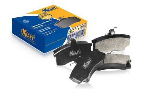 Колодки тормозные передние для ВАЗ 2109, 2110, 2114, Калина, Приора, Гранта Kraft