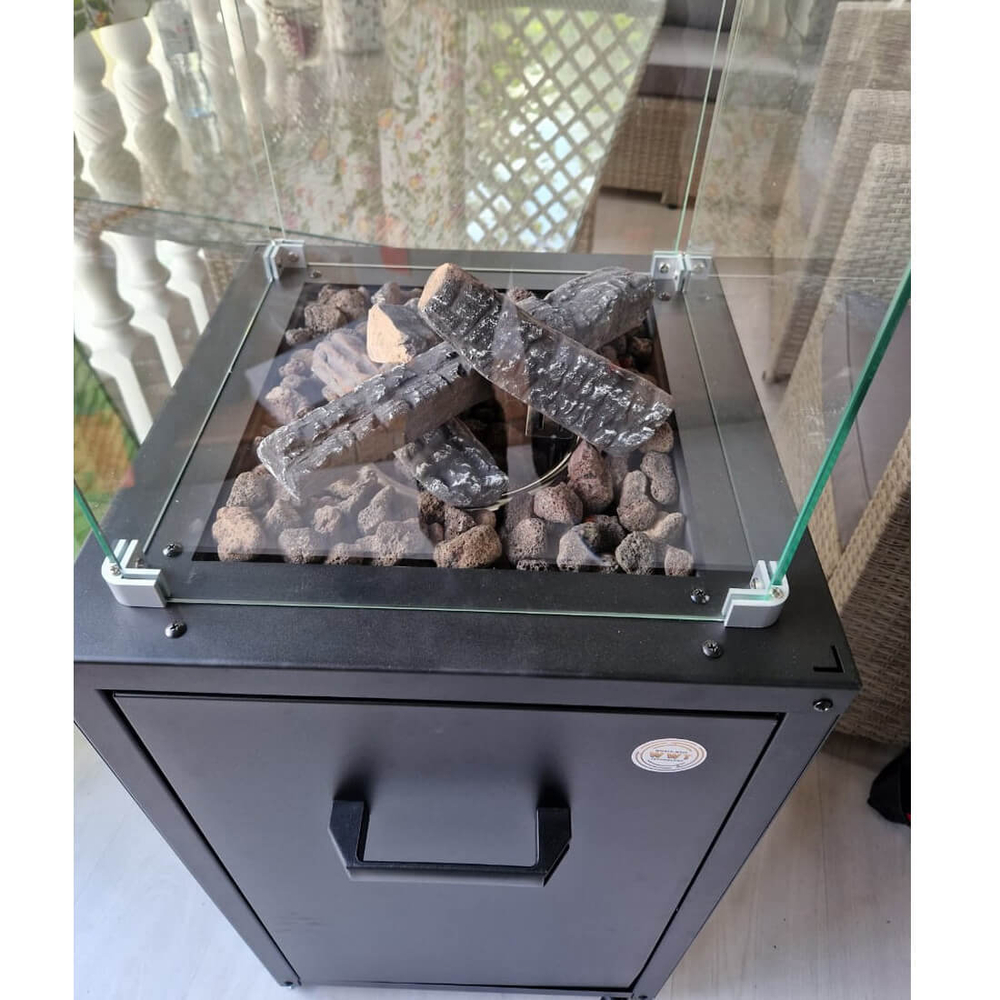 Уличный газовый обогреватель WWT 13K Black + Чехол