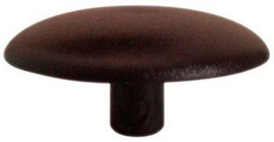 Заглушка для мебельных петель ESCUR O-SHAPE X3 чёрная (400/100)