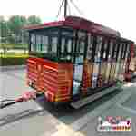 Детский безрельсовый поезд «Звёздный рейс» 2 вагона, 21 место, семейный