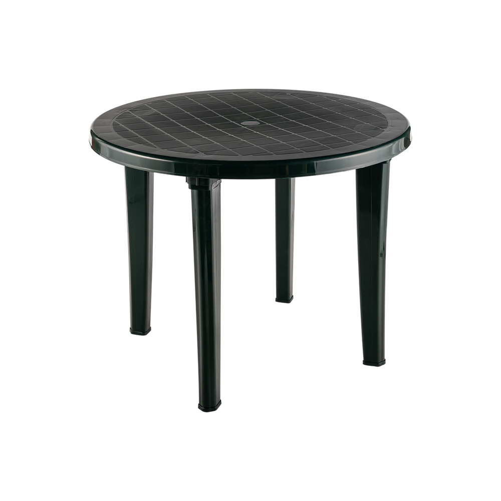 Стол пластиковый  арт.СП1-МТ008 круглый (темно-зеленый)