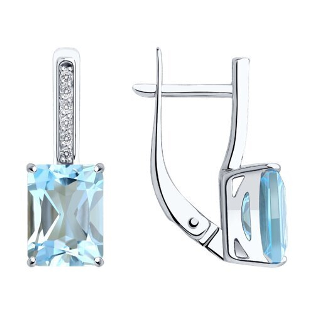 Серьги из золота 585 пробы