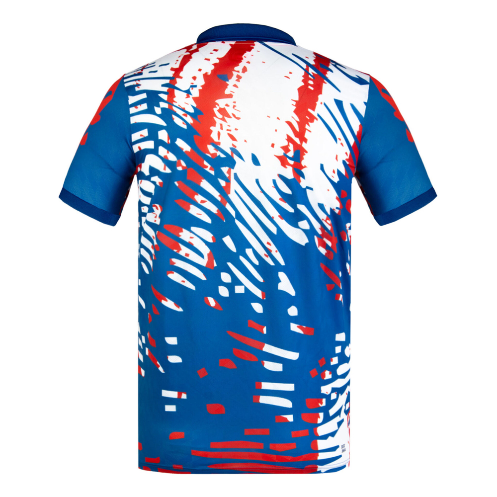 Мужское теннисное поло BIDI BADU Yero Tech Polo Men - Blue, White