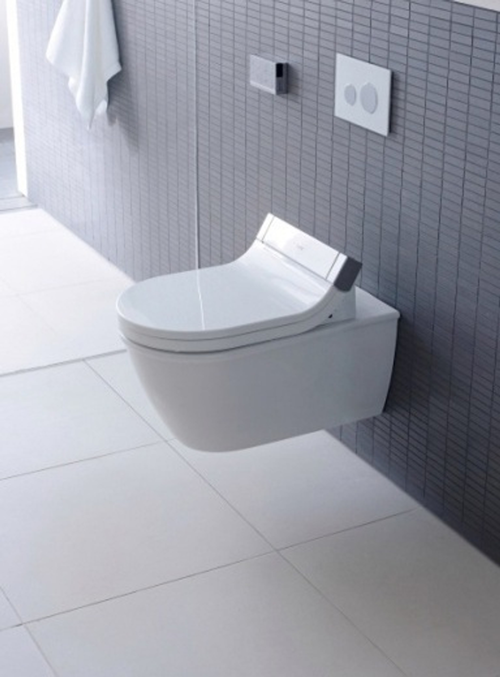 Сиденье для унитаза Duravit SensoWash с функцией биде, белое/хром 610001 00 2000300