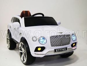 Детский электромобиль River Toys BENTLEY E777KX белый