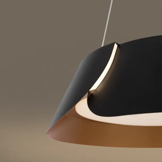 Подвесной светильник FR6092PL-L72GB Портал / Portal 65 Вт LED с пультом ДУ Freya fr6092pl-l72gb