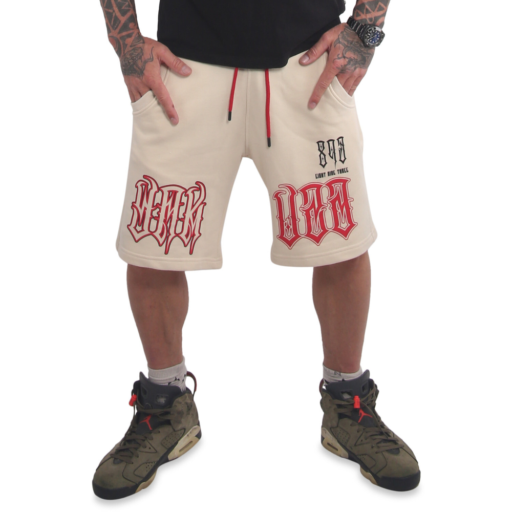 Шорты YAKUZA No Fun Sweat Shorts Whitecap gray
