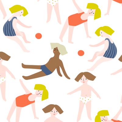 Мультинациональные дети - плажный паттерн