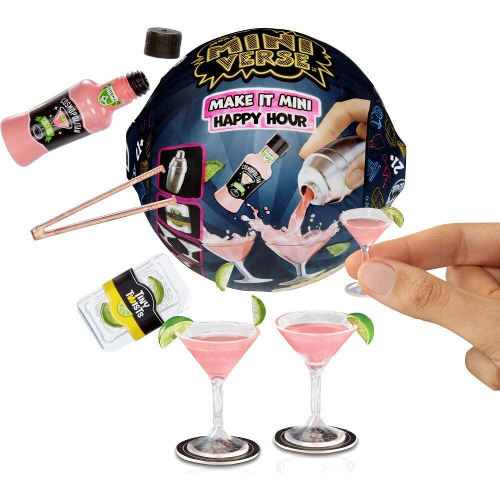 MGA's Miniverse - Мини-напитки Шар-сюрприз Make It Mini Happy Hour 513841 / артикул   513841  / GTIN 035051513841
