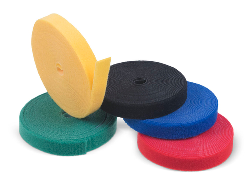 Лента (липучка) в рулоне, ширина 16 мм, длина 5 м, черная