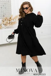 Платье 2325-черный Minova