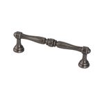 Ручка-скоба, 96 мм, чернёный старинный цинк