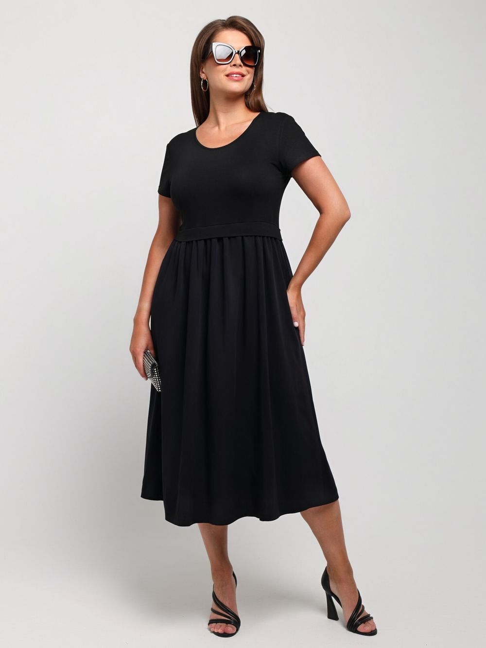 Платье Женственность Виотекс ЧЁРНЫЙ