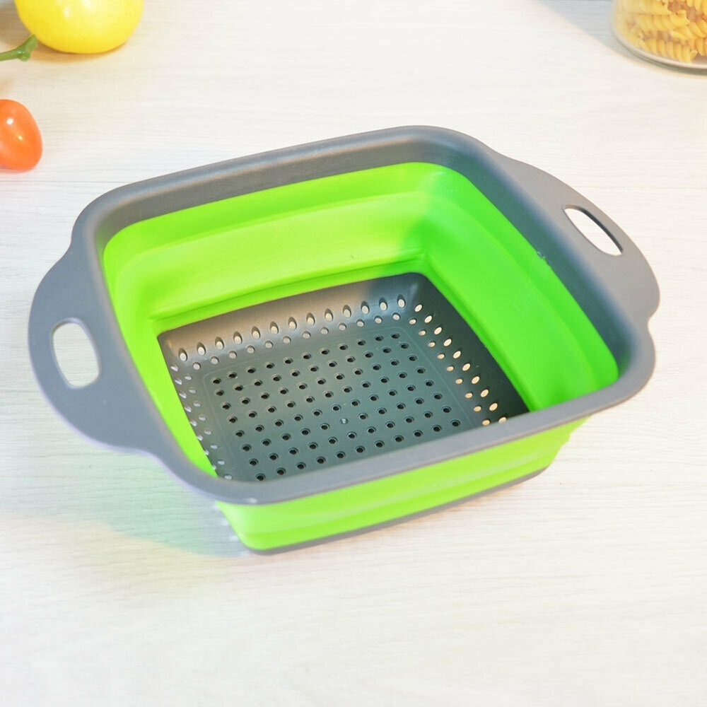 Дуршлаг 23см силиконовый складной №14