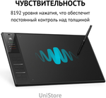 Графический планшет HUION Inspiroy WH1409 V2