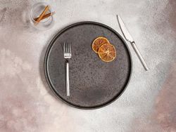 Тарелка с вертикальным бортом d 21,5 см h 2,2 см, Stoneware Ironstone