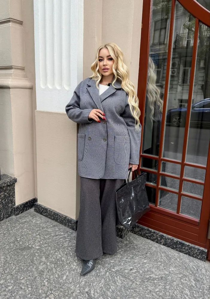 Пальто-пиджак УК-7157-1 Фабрика Моды