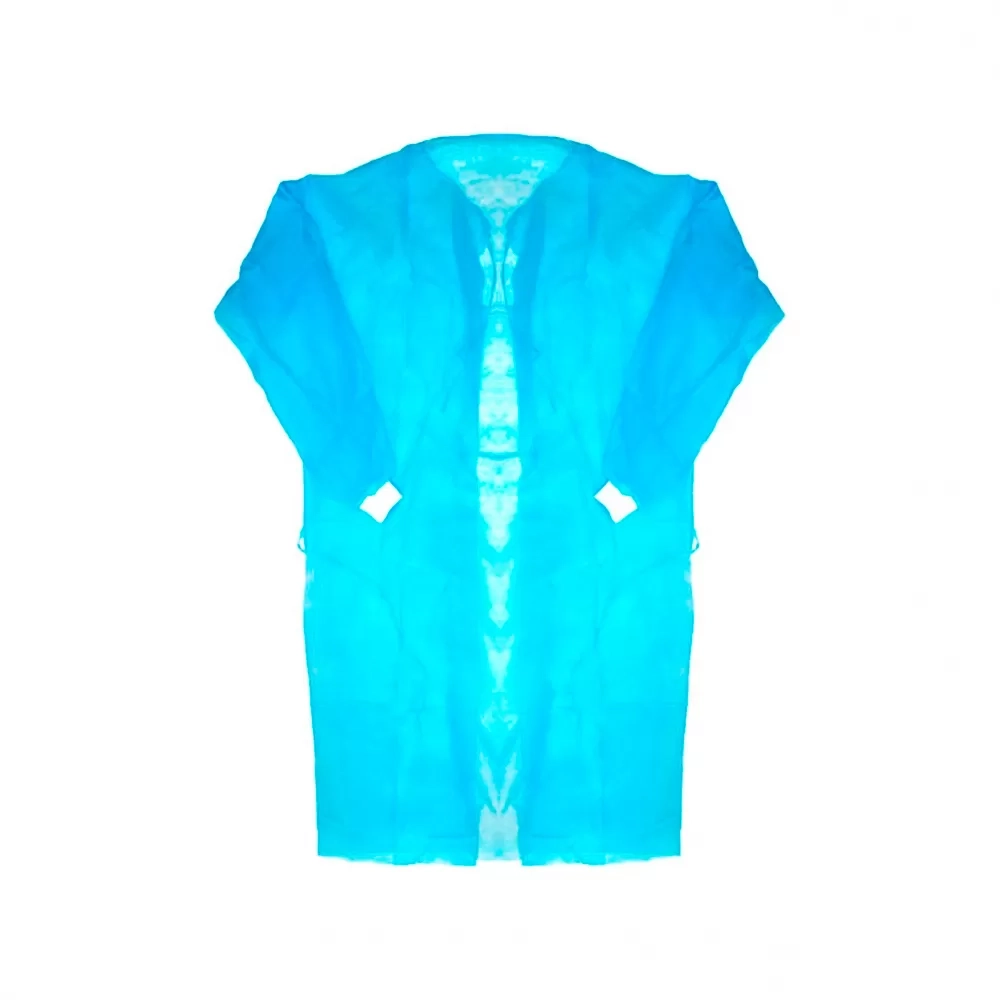 Халат хирургический нестерильный с доп.защитой Супер размер 52-54 спанбонд плотность 42 рукава на манжетах 10 шт