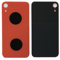 Задняя крышка для Apple iPhone Xr Коралловый (стекло, широкий вырез под камеру)