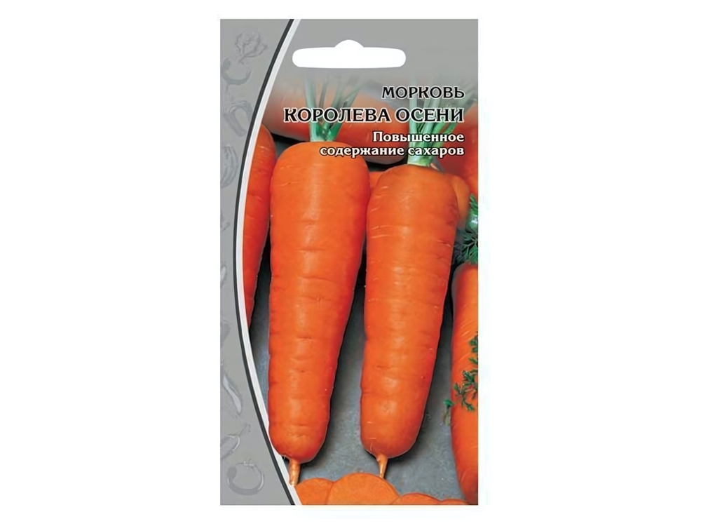 МОРКОВЬ Королева осени позднеспелый (2г) Цв.пак. (10шт)