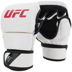 UFC Перчатки MMA для спарринга 8 унций белые S/M