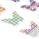 Наклейки деревянные БАБОЧКИ, 8 штук, ассорти, ОСТРОВ СОКРОВИЩ, 662285