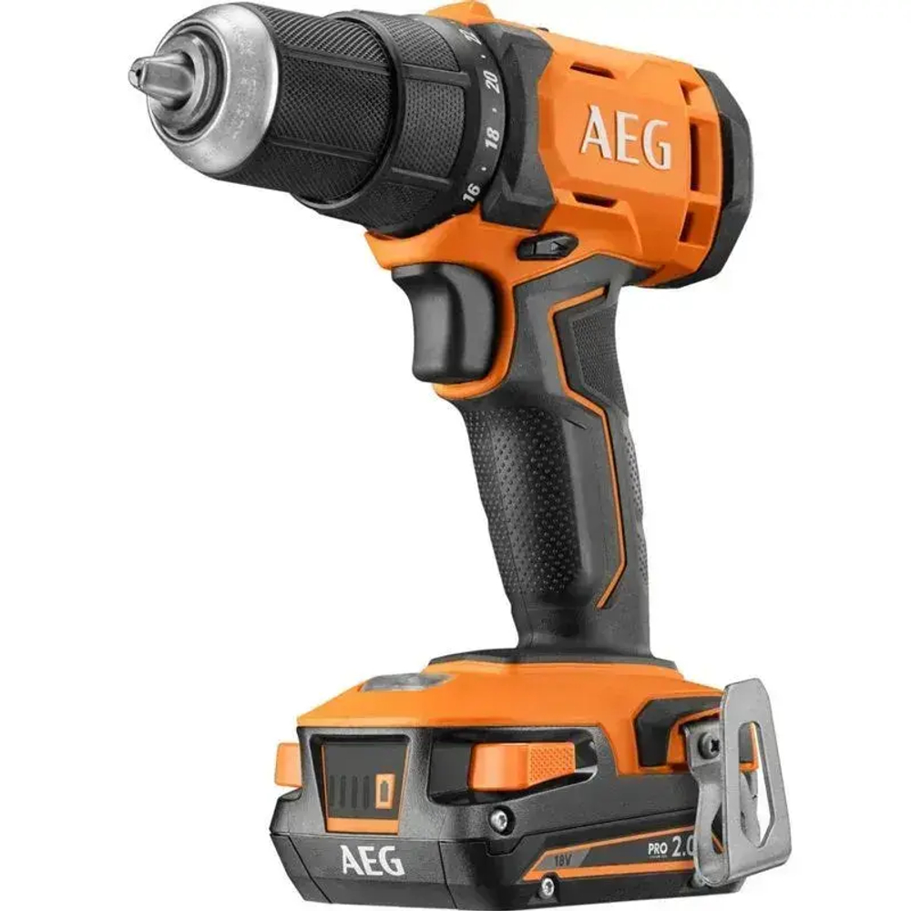 AEG Дрель-шуруповерт, 18 В, 2 АКБ