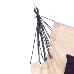 Гамак-кресло «Колористик» 100*130см сидячий, х\б с подушками, цвет кремовый