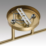 8188/2C COMFI LN25 190 латунь/прозрачный, металл/стекло Потолочный светильник E14 2*40W 220V VIVIAN