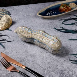 Блюдо для подачи 22,7*6,5 см h7,5/4,2 см 195 мл Groundnut Northern Blue Frutti di Mare P.L. [1]