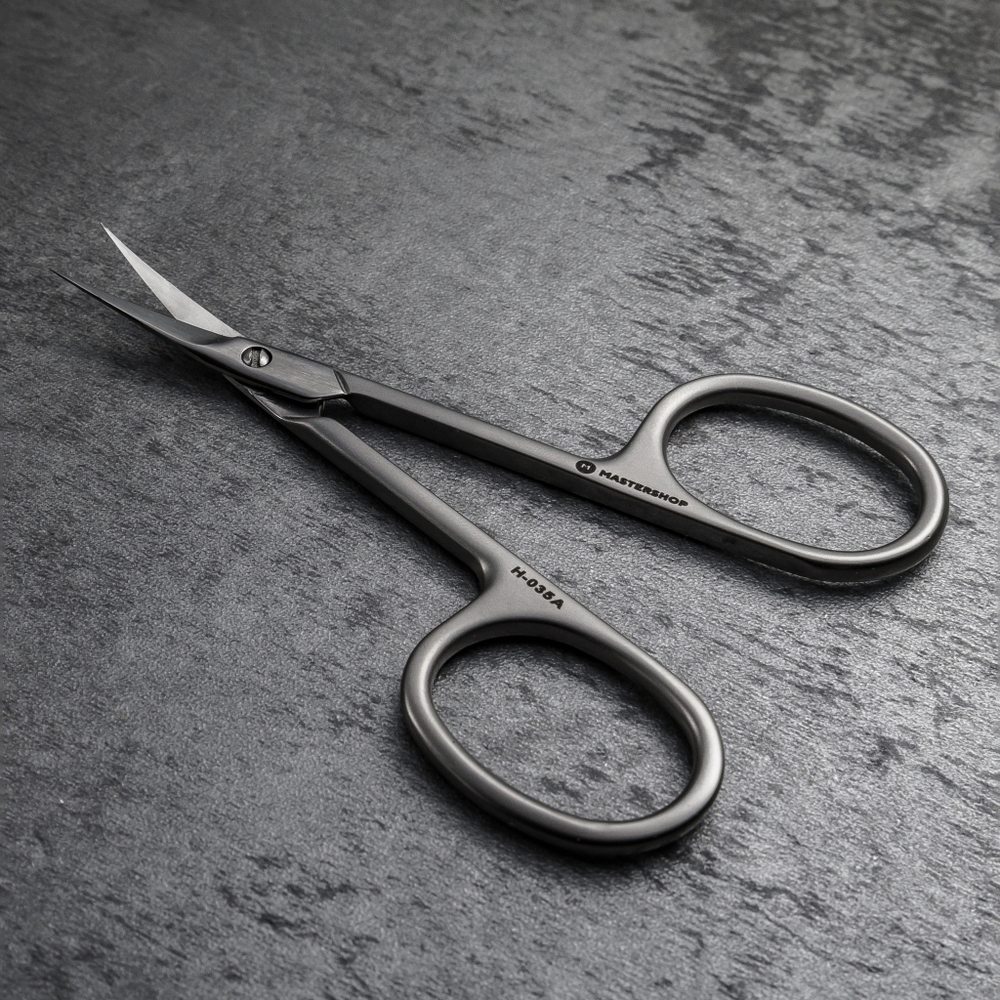 Ножницы для кутикулы H-035A (ЗАТ) матовые нержавеющая сталь Mastershop PRO
