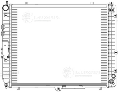 LRc 1706 -  Радиатор охлаждения для а/м ТагАЗ Tager (08-) 3.2i AT