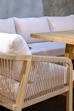 Диванная группа из акации РИМИНИ со столом 150 см L