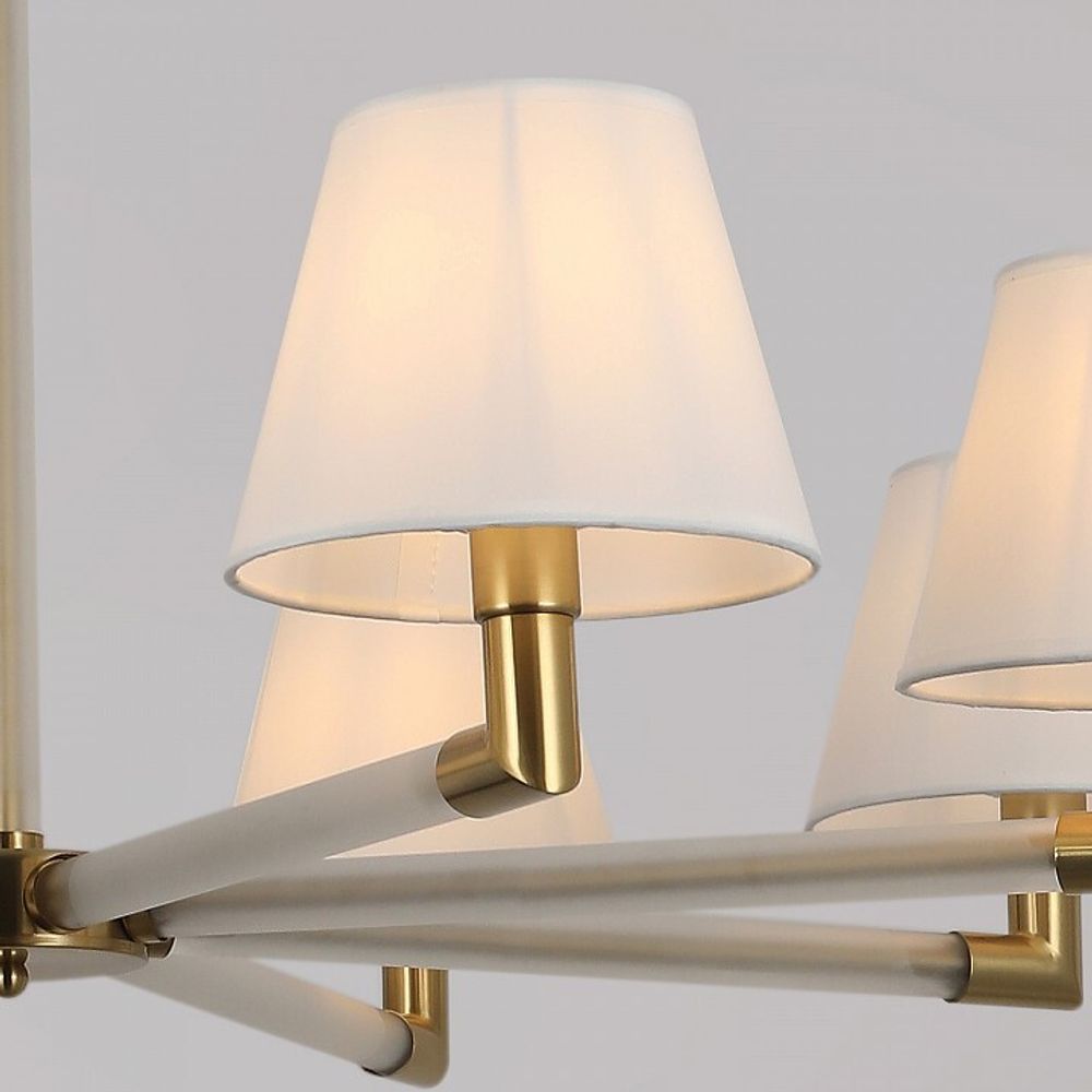 Люстра на штанге ILLUMICO BRASS IL0501-8P-79 BRASS